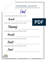 Phonetic Vowel Sounds - AI As in FLY Quiz