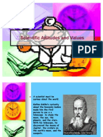 Scientific Attitudes and Values