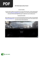ACE Online Step-by-Step Tutorial: Account Creation