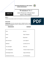 Worksheet No.1: Grade 9