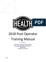 2018 Pool Operator Training Manual