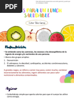 Ideas para un lunch saludableETG