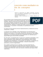 El Material Concreto Como Mediador en La Construccion de Conceptos