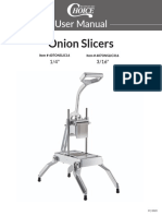 Onion Slicer Manual