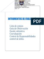 8 Instrumentos de Evaluacion para Docentes