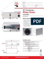 Countertop Pizza Oven 177cpo12 Specsheet