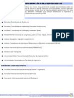 Fuentes de Información para Geotecnistas