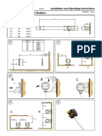 Thermostatictubular Heaters: Installation and Operating Instructions