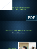 Proceso de Investigación Científico Social