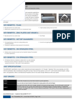 Threaded Rod: Key Benefits - Plain