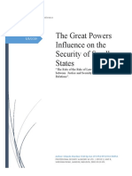 The Role of The Rule of Law in The Balance Between Justice and Security in International Relations. Final