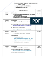 Jadual Perlaksanaan Program Transisi Tahun 1 2021 Secara PDPR