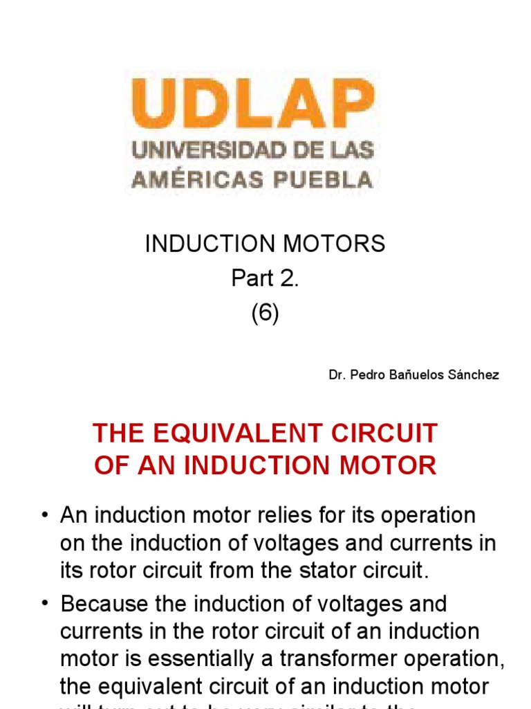 Induction Motor Equivalent Circuit Analysis | PDF | Electric Motor ...