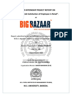 Big Bazaar SIP REPORT FINAL BB
