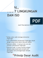 5-AMDAL, Audit Lingkungan Dan ISO