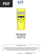 PPM Advance User Manual