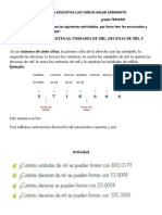 Guia y Actividades Matematicas Tercero 22-04-2020