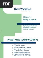 Chapitre 1 Safety in The Workshop