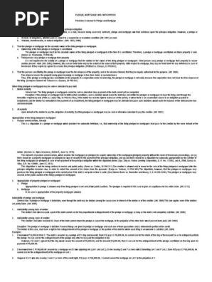 372568331 04 Pledge Mortgage and Antichresis