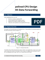 COE301 Lab 13 Pipelined CPU Design With Data Forwarding