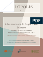 Filópolis 1. Los Sermones de Ralph Waldo Emerson