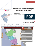 Planificación Del Desarrollo para Cajamarca 2018-2030