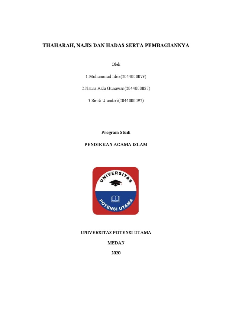 Panduan Thaharah dan Najis | PDF