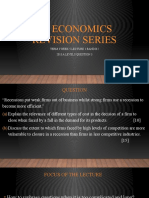 H2 Economics Revision Series: Term 3 Week 5 Lecture 1 Band B2 2013 A Levels Question 3