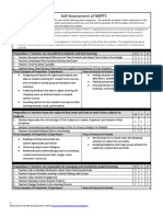 Self-Assessment of NBPTS