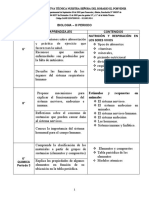 Aprendizajes III y IV PERIODO BIOLOGIA Y QUIMICA GRADOS 6 Y 8