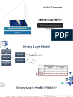 Segmen 11 Mode Choice - Logit Biner (BONUS)