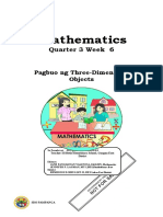 Math - Grade 1 - Quarter3 Week 6 - Pagbuo NG Three Dimensional Objects