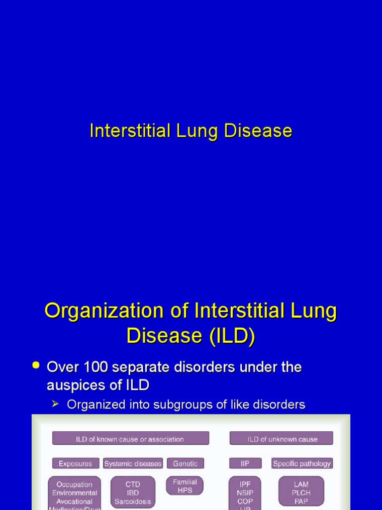 Interstitial Lung Disease | PDF | Lung | Respiratory System