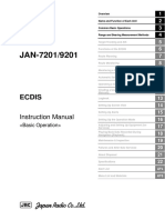 190-ECDIS JRC JAN-7201-9201 Instruct Manual Basic 1-6-2020