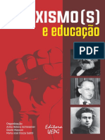 SCHLESENER, Anita MASSON, Gisele SUBTIL, Maria. Marxismo(s) e Educação