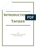 The Introduction To Tafseer