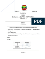 PENTAKSIRAN  AKHIR TAHUN THN 5 - PENULISAN