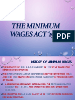 The Minimum WAGES ACT 1948