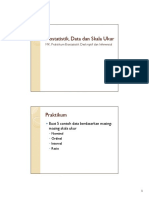 Praktikum Biostatistik, Data Dan Skala Ukur