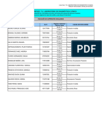 Lista Cero TS LABORATORIO DIAGNOSTICO CLINICO - Excluidos A 30-06-2015