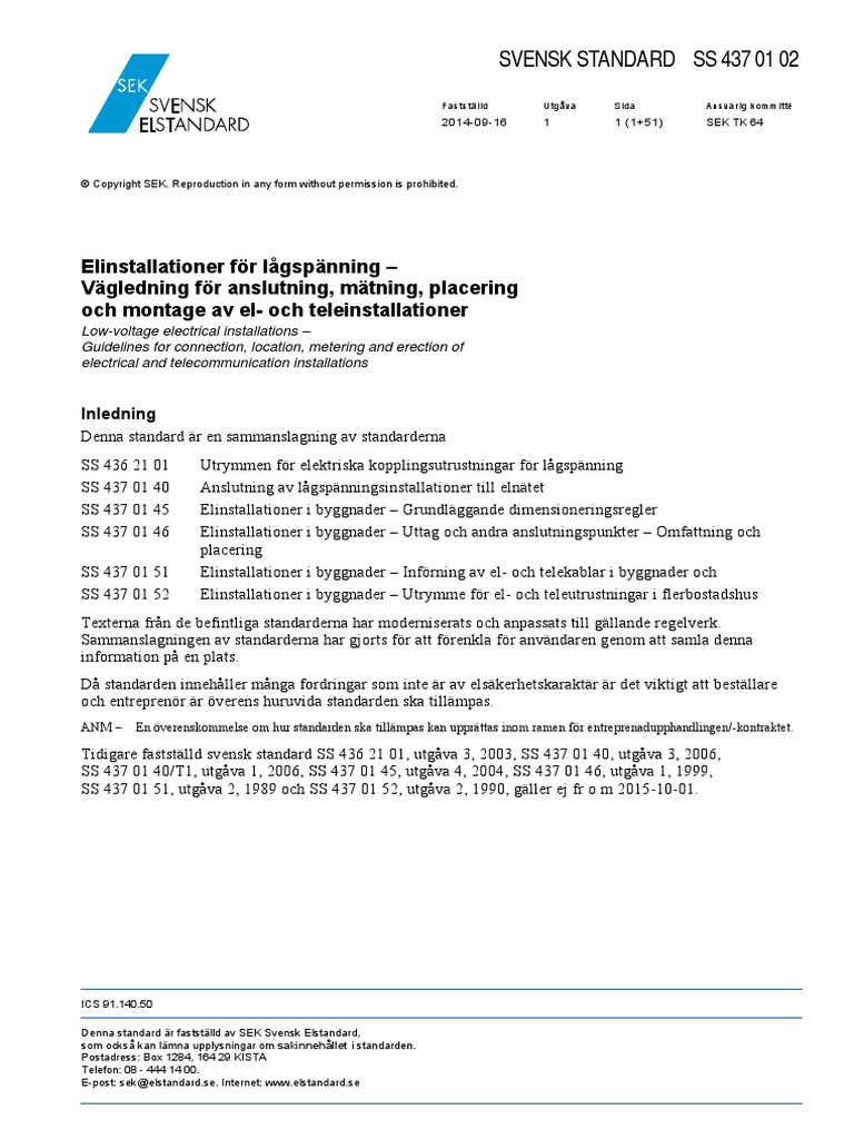 Svensk Standard Ss 437 01 02 PDF