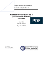 Seattle School District No. 1 (Seattle Public Schools) : Washington State Auditor's Office