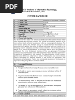 COMSATS-Institute of Information Technology, Course Handbook