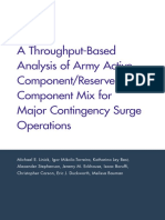 Reserve Component Mix For Major Contingency Surge Operations