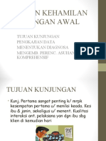 Asuhan Kehamilan Kunjungan Awal