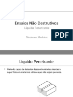 Ensaios Não destrutivos - Líquido Penetrante