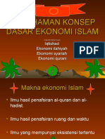 Pemahaman Konsep Dasar Ekonomi Islam
