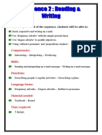 Sequence 2: Reading & Writing