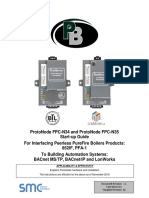PF8296 REV0 - Manual ProtoNode Start Up Guide PF850 1500