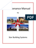 Maintenance Manual: Star Building Systems